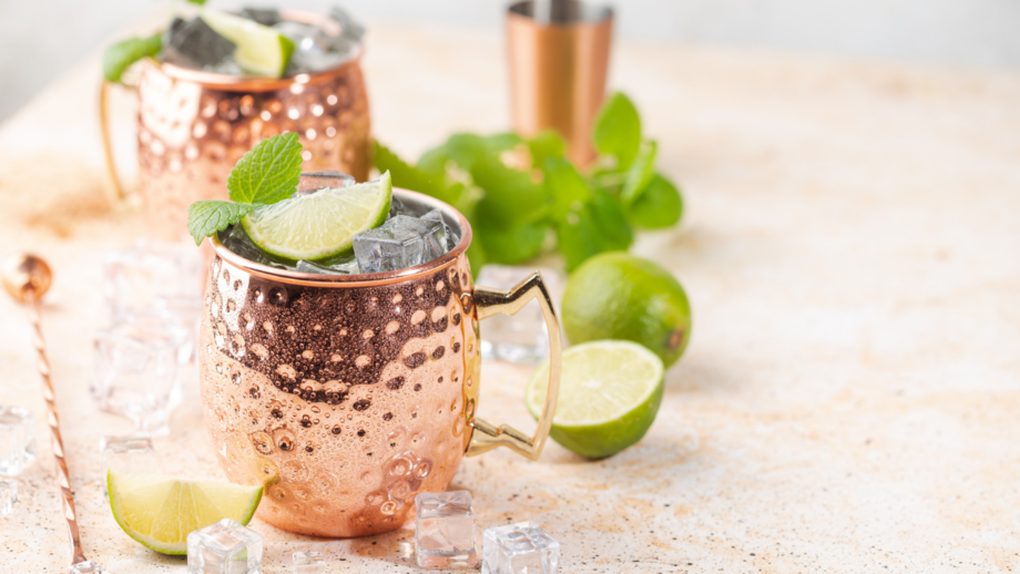 Low carb raspberry moscow mule