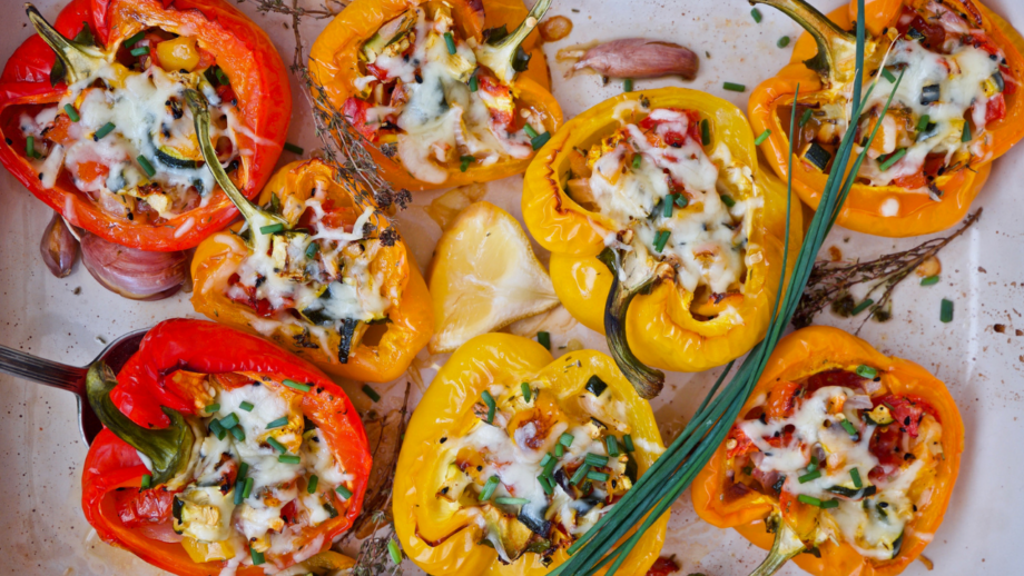 No-rice mexican stuffed peppers