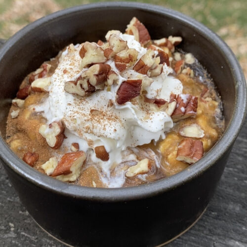 Pumpkin pie overnight oats