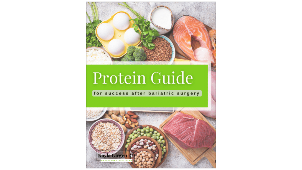 Free Protein Guide to restart weight loss after gastric sleeve